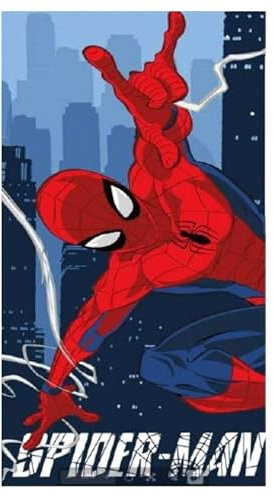 Aymax Kinder - Handtuch Strandlaken Strandtuch Duschtuch Badetuch - 70 x 140 cm -Jungen und Mädchen Mikrofaser (Spiderman)