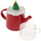 UTHCLO 1juego y Tazas De Cerámica Diseño Navideño Set De De Navidad y Tazas Decoración