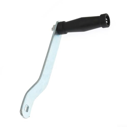 RemixAst Manivelle ergonomique pour remorque de bateau et poignée en fer pour une utilisation facile (argenté)