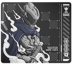 Phantum ZSO-01 - Tapis de Souris Gaming en Verre 490x420mm - Édition Limitée Numérotée - Surface Micro-Gravée Haute Précision - Base Silicone Antidérapante - Glisse Ultra Fluide & Stopping Power