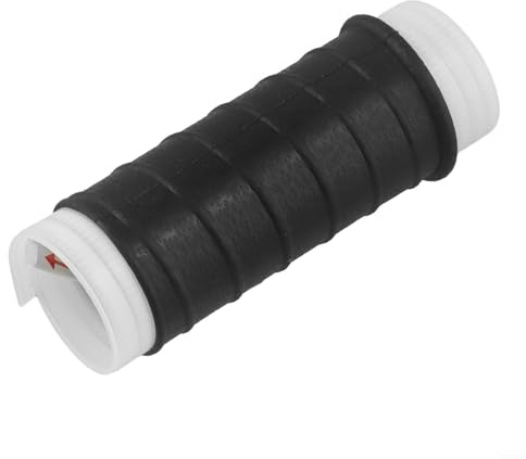 Rutschfester Silikongriff für Angelrute, schweißabsorbierender Wickelgurt, 12 cm Länge, hervorragende Isolierung und Memory-Kiel-Design (schwarz)