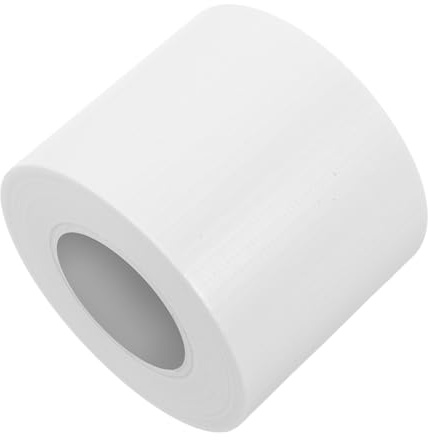 SEWACC Bande de Chant Auto-adhésive Blanche, Ruban Adhésif pour Garnitures en Bois, Rayures, Matériau Souple et Flexible pour Meubles et Tables