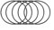 sourcing map 30St Metrische Nitrilkautschuk O-Ringe Dichtung 70mm AD 66mm ID 2mm Breite