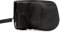 MegaGear MG1325 Etui de Protection avec Bandoulière/Accès batterie en Cuir pour Appareil photo Canon EOS M100 (15-45mm) Noir