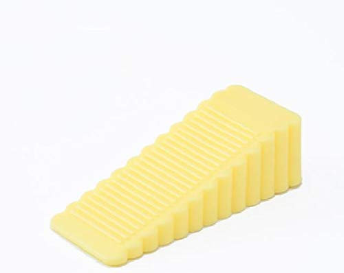 Maya Star 3 Pcs Mobile Rubber Door Stopper Wedge Door Non Slip Block Jam Catcher Strong Gripper Office Home - Yellow