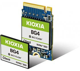 KIOXIA BG4 256GB SSD Internal NVMe PCIe M.2 22330 M.2 NVMe PCIe 3.0 x4 Bulk KBG40ZNS256G