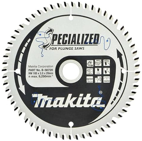 MAKITA B-56720 - Disco 165/20/60d tct mdf