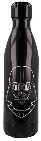 Stor STAR WARS - Grande Bouteille Isotherme - Gourde réutilisable DARK VADOR - Bouteille transportable - 660 ml, Noir