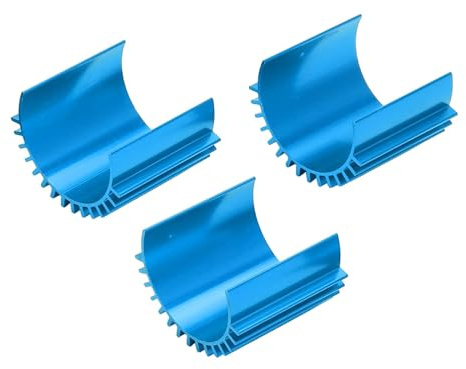 Alomejor 3pcs 370 RC Motor Kühlkörper Kühlrippen Kühlkörper für WPL C14 RC Auto(Blau) RC -Automodellzubehör