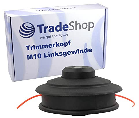 Trade-Shop Trimmerkopf/Fadenkopf/Mähkopf M10x1,25mm für Husqvarna 142 RB, 240 RBD, 240 RBD, 235 R, 232 R, 227 R, 325 RXT, 325 RX, 323 R, 125 L