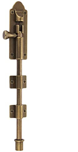 Heavy Duty Cane Bolts for Gates Oil Rubbed Bronze,Drop Bolts for Gates,Garage Bolts Solid cast Copper Choose Bilyglewarwof(10inch)