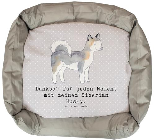 Mr. & Mrs. Panda Hundebett Siberian Husky Moment - Geschenk, Hundekörbchen, Welpe, Hundesofa, Hunderasse, Schenken, Hundebettchen, Liegeplatz,