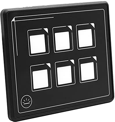 Touchpanel-Schalter, Andere Andere Elektronische Geräte, 12-24V Auto Universal 6P Led Touch Membrane Control Panel Switch Elektronisches Zubehör