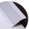 MKEING Aluminium Boden Übergangsleiste 100mm Übergangsprofil Türschwelle Übergangsschiene Teppichkantenleiste Höhenausgleich 10-40mm (Color : Silver)