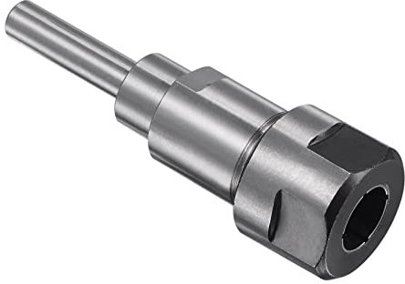 QUARKZMAN 8mm à 12.7mm Routeur Collet Rallonge Tige Convertisseur x 1 Pièce Carbone Acier Adaptateur pour Fraisage Fraise Queue Rallonges