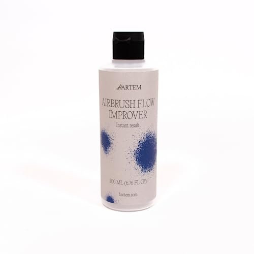 Hartem - Airbrush Flow Improver 200 ml, Améliorateur de Fluidité pour Aérographe | Réduit la Tension de Surface pour Éviter les Marques et les Dos et Retarde le Temps de Séchage