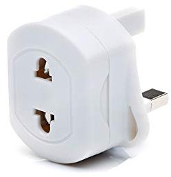 Plug Adaptor UK 2 Pin Fuse Adaptor Plug For Toothbrush Epilators Bathroom Chargers and Adapters