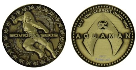 DC Aquaman Limited Edition Sammlermünze