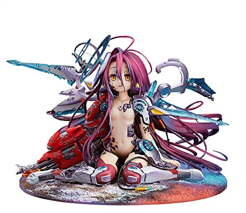 Zhongkaihua No Game No Life Schwi Dola Action-Figur, buntes Modell, stehendes Haar, Wurm, 14 cm, PVC-Ornament, Anime-Kollektion