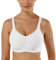 Vertvie Damen 1/2/3er Set Sport BH Einfarbig Ohne Bügel Bustier Klassische Bequem Stretch Bra Mittle Halt Gepolstert Wohlfühl-BH (Weiß, 4XL)