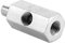 Adattatore NPT Maschio a Femmina, Adattatore Sensore Pressione Olio NPT Tee Maschio a Femmina Raccordo Manometro di Alimentazione 1/8 Pollici a M10x1,0