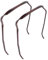 AOEVUIR 2 Pcs Haarreif Sonnenbrille Unsichtbarer Haarreifen Modische Stirnbänder Sonnenbrillen Stirnband Thick Hair Fashion Headband Lockiges Dickes Haar Stirnband Fashion Hair Hoop