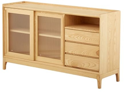 Vorratsschränke Sideboard-Aufbewahrungsschrank mit Türen, Küchenbuffet-Sideboard mit Stauraum, Aufbewahrungsschrank for Wohnzimmer, Esszimmer, Eingangsbereich, Küche Lagerschränke/Vorratsschränke