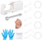 AVYRING Nasenpiercing-Set, Piercing-Pistole mit integriertem Diamant-Nasenstecker, Schmerzloses Selbstpiercing-Set mit 20G klaren Nasensteckern, Einweg-Piercing-Pistole für Nasenpiercing zu Hause