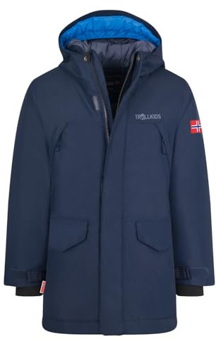 Trollkids Kids Harstad Jacket 104, Navy