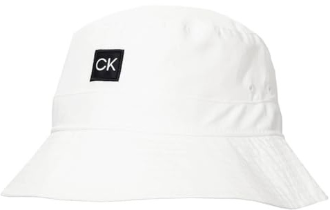 Calvin Klein Mens Delaware Bucket Hat - White - One Size