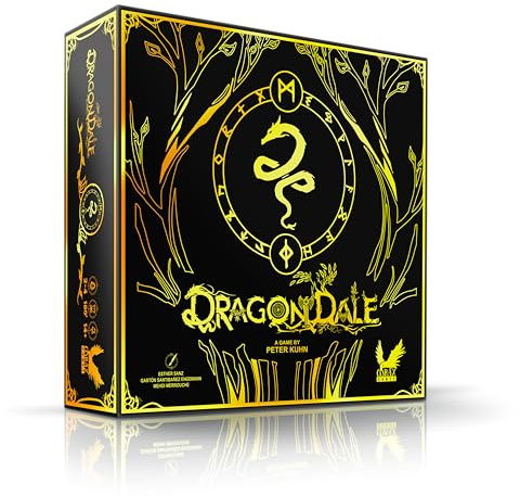 Corax Games Dragon Dale I Fantasy-Strategie Brettspiel | Asymmetrisches Area-Control-Spiel mit Geisterdrache, 4 Fraktionen & lebendigen Einheiten I Für 2–4 Spieler ab 14 Jahren