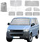 8stk Sonnenschutz Auto Frontscheibe Ersatz für VW T5 T6 SWB Windschutzscheiben Schutz Set Innen Auto Frontscheibenabdeckung Wasserdicht UV-Proof Luxus Interne Auto Frontscheibenabdeckung