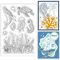 ORIGACH Ozeanwelt Silikonstempel Meeresleben Transparente Stempel Für Die Kartenherstellung Papier Basteln Journaling Und DIY Scrapbooking