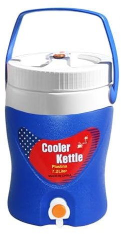 Distributore termico per bevande 8l - Contenitore termico in acciaio inossidabile con rubinetto, fontana per acqua calda e fredda portatile | Contenitore isotermico per bevande calde e