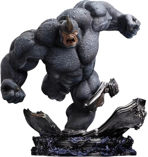 Iron Studios Statue Art Scale 1/10 Rhino Spider-Man vs Villains Diorama 26,2 cm