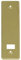 Amig - Embellecedor o Tapa de Aluminio con Acabado en Dorado para Recogedor de Persianas - Medidas: 22,2 x 6,5 cm - Distancia entre tornillos 17 cm - Espesor 0,5 mm