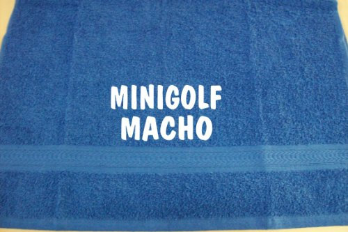 Minigolf Macho; Handtuch Sport, Royalblau