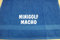 Minigolf Macho; Handtuch Sport, Royalblau