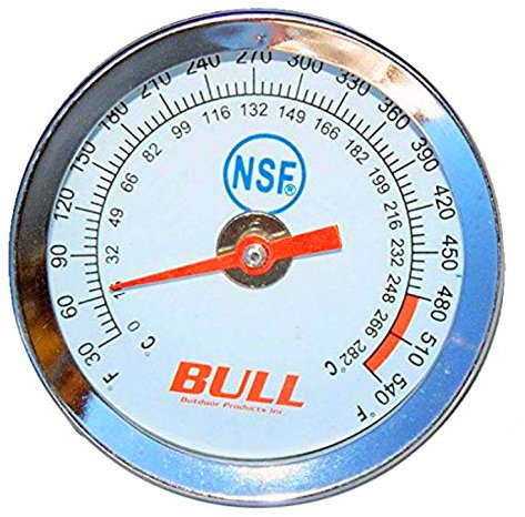 BBQ Grill Bull-Temperaturmesser Temperaturfühler passend für die meisten Modelle 16509 OEM