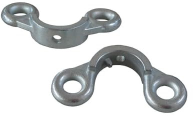 FKAnhängerteile 1 Stück - Trennwandhalter für Hakenaufnahme - 2 Loch Ø18mm
