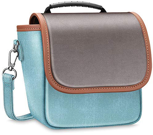 Fintie Kameratasche kompatibel mit Polaroid Now+ Generation 2 I-Type Sofortbildkamera, Polaroid Now Gen 2nd, OneStep 2 VF, I-2 Sofortbildkamera, Reise-Schultertasche mit verstellbarem Gurt, Zubehör