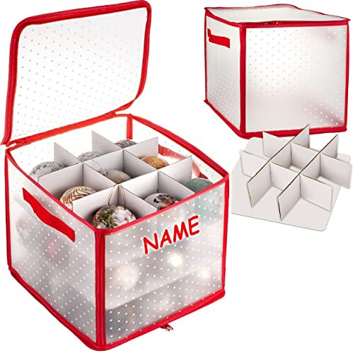 2 Stück große XL - Weihnachtskugel Boxen/Christbaumschmuck - für alle Größen - bis 27 Stück - Aufbewahrungsbox für Weihnachtsschmuck - Christbaumkugeln - ..