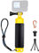 YALLSAME Floating Hand Grip Handler for GoPro Hero 13 12 11 10 9 7 8 6 5 4 3 DJI OSMO SJCAM AKASO Action Camera with Detachable Handle Tripod Stand Ideal for Underwater Diving Snorkeling Swimming
