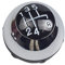 Hacreyatu 5/6 Gang Schaltknauf Stick Schalthebel Passend für Fiat 500 2012-2018 (Chrome, 5 Gang)