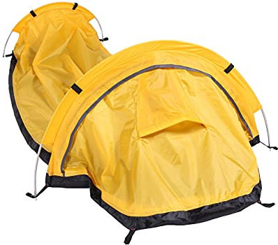 Aflytep Ultraleichtes Biwak Zelt Einzel Person Rucksack Biwak Zelt Wasserdichter Biwak Sack für Camping ÜBerlebens Reisen Freien