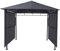 Hespéride - Gartenlaube Omelya grau - 3 x 3 m - Schiefer
