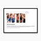 codiarts. Poster XL-Grußkarte personalisiert, mit deinen Fotos und Definition, DIN A4 Klappkarte, inkl. Umschlag, optional mit Rahmen, Fotogeschenk personalisierbar (009 WIR)