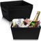 DEAYOU 5 Pack Geschenkkorb leer, 12 x 10 Kraft-Korb mit Griff, 6 LB Karton Geschenkkorb Markt Tray, große schwarze Papierkorb Halter Container für Wein Geschenk, DIY, Lebensmittel, Snacks, Kunsthand