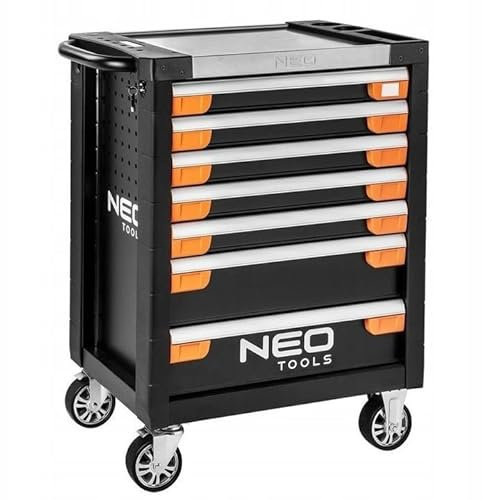 NEO Tools Werkzeugschrank 6 Schubladen, Black, Groß