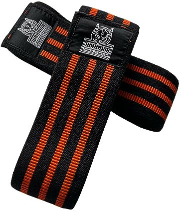 Bandes de Genoux Squat Pro 2m | Bande de Squat Gripper | Protection Genoux pour Le Powerlifting, la Musculation, Le Bodybuilding, Le Strongman | Bande Genoux Gripper de 2 mètres
